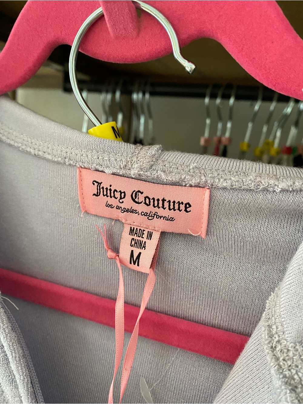 JUICY COUTURE Lilac Terrycloth Zip Hoodie & Jogger Sweat-pant Set! 💜 - Picture 14 of 16